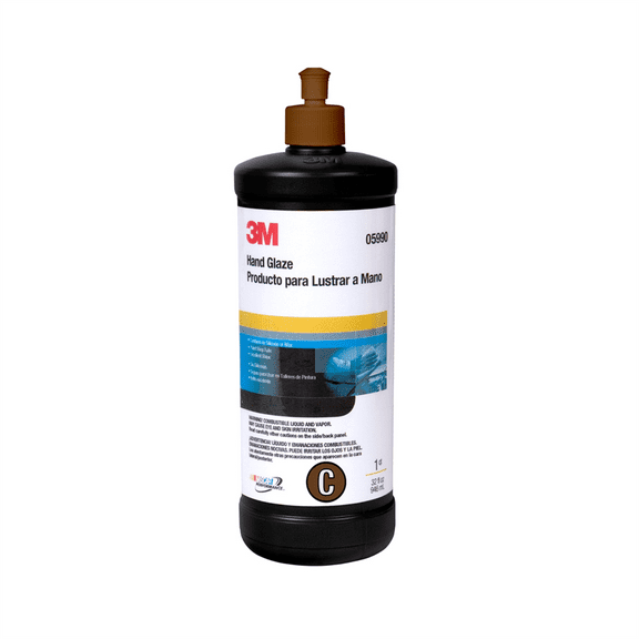3M Automotive 5990 Hand Glaze, 1 Quart, Automotive Polishes
