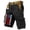 Black, variant on America 250 Years Text Cargo Shorts with Star-Spangled Banner Graphic and Brown Woven Belt, Durable Cotton Blend for Outdoor Work Sky Blue XXL