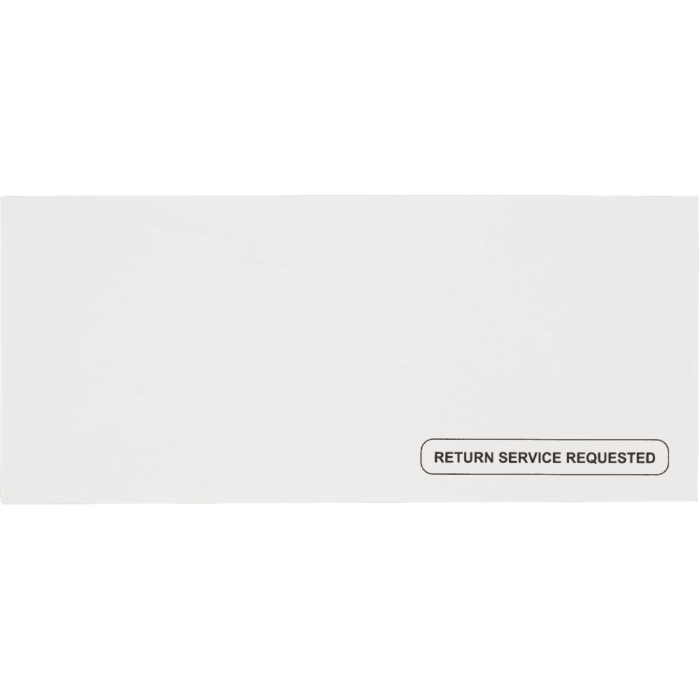 LUXPaper #10 Regular Envelopes, 4 1/8 x 9 1/2, Bright White, 500/Pack
