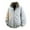 Gray#A, variant on Men's Oversized Faux Fur Collar Bomber Jacket Casual Zip Up Ribbed Hem Puffer Coat Warm Winter Outerwear 2025,Gray,S