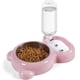 thumbnail image 1 of Dog Bowls, Cat Food and Water Bowl Set with Water Dispenser and Stainless Steel Bowl for Cats and Small Dogs, 1 of 4