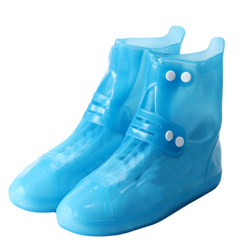 Details about   Waterproof Reusable Durable Rubber Rain Boot Shoe Covers Bike Anti-slip Overshoe 