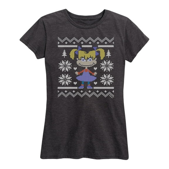 Rugrats - Angelica Ugly Sweater - Women's Short Sleeve Graphic T-Shirt