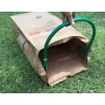 HGTV Winner 200 Lawn Bag Holder Turns Paper Bags Into a Dustpan. Stays