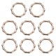 thumbnail image 1 of Uxcell 8 Pcs Clip de Resorte de 1.6 Pulgadas Hebillas de Metal en Forma de Bambú para Llaveros, Bolsas, Carteras, Manualidades DIY, Accesorios, Decoraciones, Dorado, 1 of 5