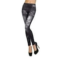 thumbnail image 1 of Gibobby Leggings Invierno Leggings vaqueros elásticos para mujer, Leggings térmicos con estampado animales, mallas vaqueras imitación, pantalones senpararismo, trajes, pantalones Yoga（Negro， XL), 1 of 5