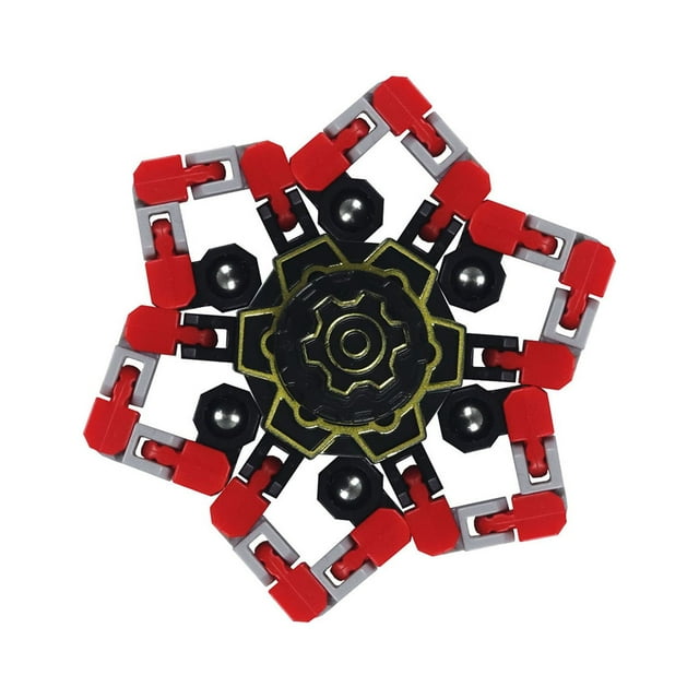 Amdohai DIY Fidget Spinner Main Doigt Spinner Chaîne Changeable Forme 360° Rotation à Grande Vitesse Roulement Jouet de Concentration pour ADHD Anxiété Autisme Adultes Enfants Anti Stress
