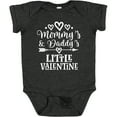thumbnail image 3 of Inktastic Mommy and Daddy Little Valentine Boys or Girls Baby Bodysuit, 3 of 5