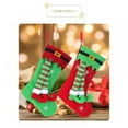 thumbnail image 3 of Baywell Elf Christmas Stockings, Classic Elf Themes Decor and Ideas, 12 inch Xmas Santa Helpers Supplies and Gifts for Holiday Party and Decoration, 3 of 5