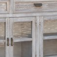 thumbnail image 2 of Kohl 67 Inch Console Cabinet - 4 Doors - Mango Wood - 3 Gliding Drawers - White, 2 of 5