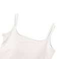 thumbnail image 4 of Clean Womens Strapless Self Bra Tank Tops U-Neck Sleeveless Shirts Plain Basic Tunic Tee Tight Fitted Camisole Sleepwear One Piece Seamless Bra Support Push-Up Underwear Training Yoga Clothes, 4 of 6