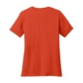 thumbnail image 5 of Port & Company Ladies Core Cotton V-Neck T-Shirt Orange 4X-Large, 5 of 5