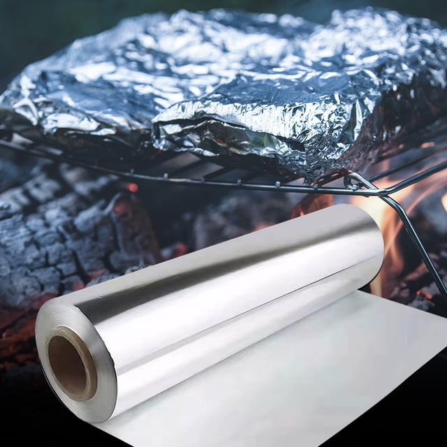 12.2x1.65in envoltura de aluminio de servicio pesado 1 paquete de alimentos de grado de comida desechable para perrito caliente o sándwich
