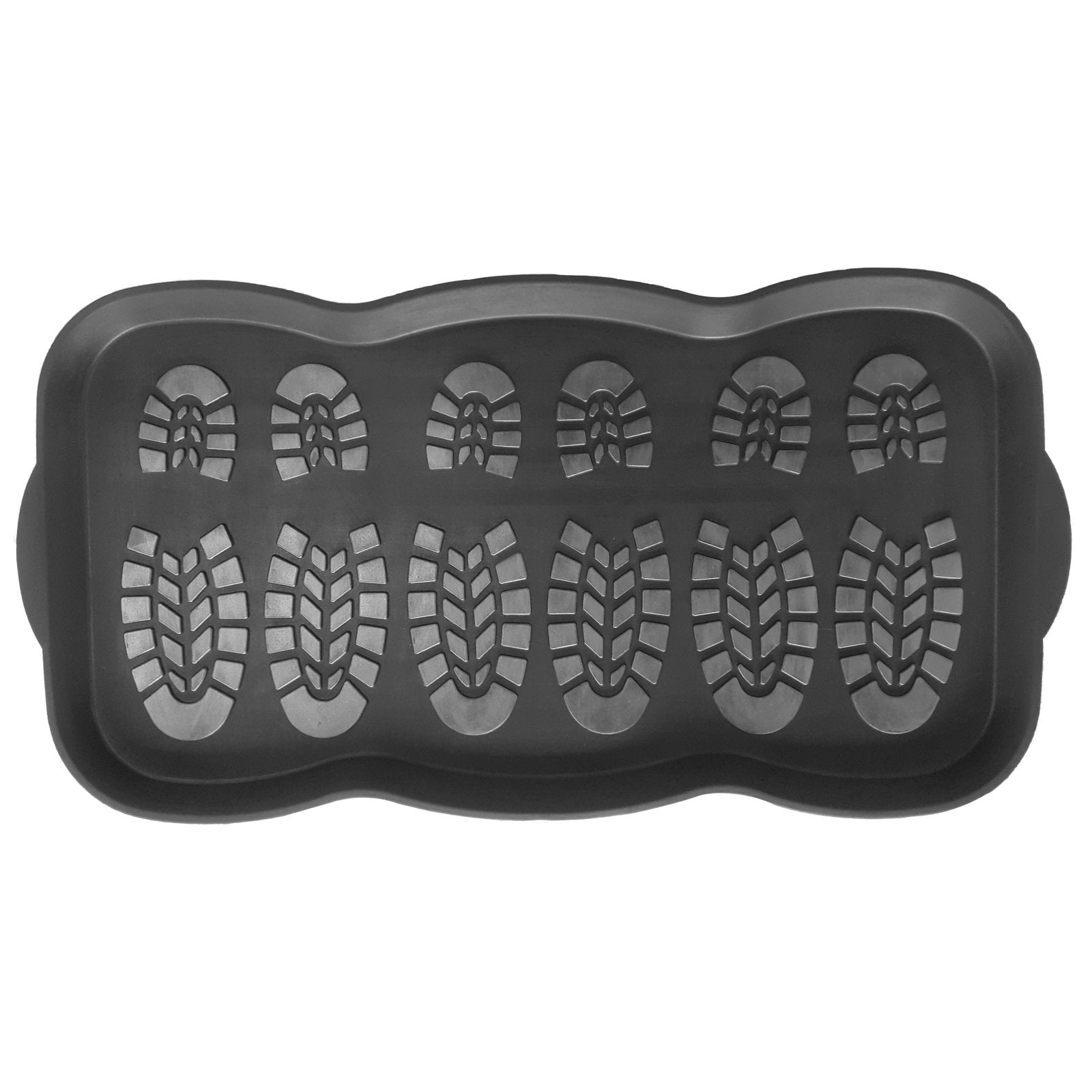 A1 Home Collections Footprint Heavy Duty Flexible Boot Tray Mat