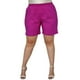thumbnail image 1 of Short de lino Roman Fashion modelo 7179 magenta Talla extra 38, 1 of 7