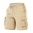 thumbnail image 3 of Jinhomg Boys' Quick Dry Cargo Shorts Kids Elastic Waist Athletic Shorts with Multi-Pockets Lightweight Hiking Summer Beach Shorts 5-13Y, 3 of 7