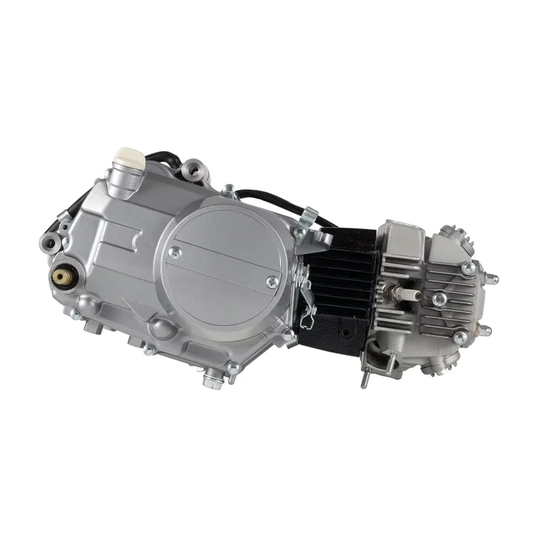 Tfcfl 4-Stroke 125cc Semi-Auto Engine Motor W/reverse for ATV Go Kart (Type 2), Size: 11.02 x 18.5 x 12.6, Black