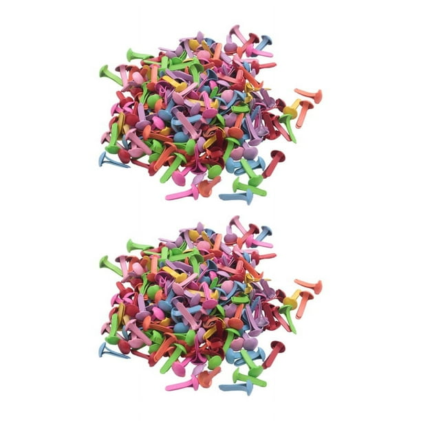 400x Mini Sujetadores Parisienses Arte de Papel Multicolor Estampacion Portapapeles DIY Herramienta 4.5 mm
