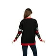 thumbnail image 3 of Jollidays Women's Let It Snow Ugly Christmas Boyfriend Cardigan, Sizes S-XL, 3 of 6