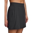 thumbnail image 3 of RBX Active Women's Athletic Zipper Pocket Woven Skort With Inner Bike Short, 3 of 5