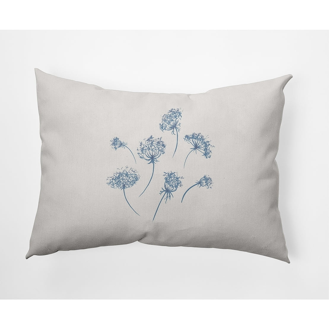 Simply Daisy Just Dandy Outdoor Pillow, Orange/White, 14 in x 20 in