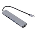 thumbnail image 4 of Adaptador Ethernet Bling Bling tipo C 8 en 1 a concentrador HDMI fabricación superior, 4 of 12