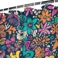 thumbnail image 3 of Pioneer Flower Floral Print Pattern Shower Curtain 72"x72" ,Bathroom Decorative Shower Curtains Set with 12 Hooks,Modern Waterproof Washable Shower Curtain, 3 of 6