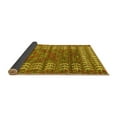 thumbnail image 2 of Ahgly Company Indoor Rectangle Abstract Yellow Modern Area Rugs, 2' x 5', 2 of 4