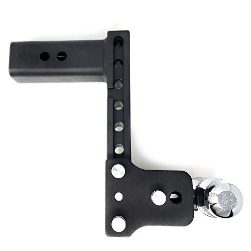 B&W Trailer Hitches TS20043B Tow and Stow 9" Adjustable Ball Mount for