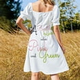 thumbnail image 3 of A Beautiful in her Pink and Green | AKA Inspired | HBCU Sleeveless Dress elegant dresses plus sizes, 3 of 6