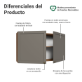 thumbnail image 3 of Alacena Gabinete Superior Cocina Madesa Vik 120cm MG, 3 of 4