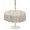 Beige, variant on Outdoor Tablecloth with Umbrella Hole for Patio/Picnic/Party/Camping, Colorful Striped Waterproof Table Cloth Round Cover Washable, Modern Farmhouse Vertical Stripes Burlap (Dia 54")