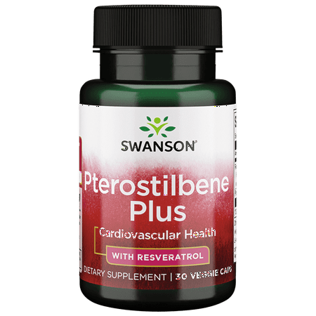 Swanson pterostilbene plus with resveratrol 30 Veggie Capsules