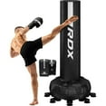 thumbnail image 1 of RDX Sac de Frappe Autoportant avec Gants, Sac Piédestal pour Adulte 5 Pi TTG Robuste, Base avec Support à Ventouse 17, Autoportant pour Kickboxing, Boxe, MMA, 1 of 1