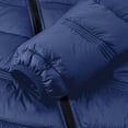 thumbnail image 6 of Moxiu Packable Down Coat Men with Hood Lightweight Full Zip Jackets Ultra Light Warm Insulated Quilted Jackets 2025 Blue,XXL, 6 of 8