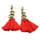 thumbnail image 1 of Pendientes Borlas con Bohemio de Moda para Mujer rojo Yuyangstore Pendientes étnicos de la borla, 1 of 8