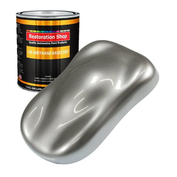Titanium Gray Metallic 1 Gallon URETHANE BASECOAT Car Auto Body Paint