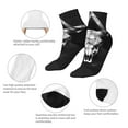 thumbnail image 5 of Naloa White Black Sheep skull Ankle Socks for Women Non Slip Socks No Show Socks Classic Low Cut Casual Socks Casual Socks, 5 of 7
