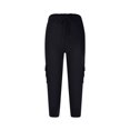 thumbnail image 2 of OGLCCG Capri Pants for Women Summer Strench Button Drawstring Cropped Pants Casual Gym Workout Yoga Pants with Pockets, 2 of 5
