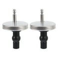 TUIBELYN Toilet Seat Hinges Replacement Parts Kit 2 Bolts, Universal