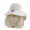 Z20-White, variant on FUZHIQ Full Coverage Solar Fan Hat with Face Mask & Neck Flap, Wide Brim Rechargeable UV Protection Cooling Hat for Fishing Farming Cycling,B