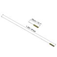 thumbnail image 2 of Unique Bargains 1.2M/4ft Telescopic Handheld Flagpoles,2Set Pointer Stick w Sponge Handle Yellow, 2 of 8