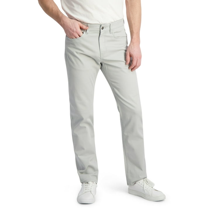 Chaps Men's Stretch Twill 5 Pocket Pant W/Flex Waistband - Walmart.com