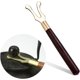 thumbnail image 1 of 1 pieza de tetera japonesa de hierro, abrazadera para cubierta de tetera de Kung Fu, soporte de cubierta de tenedor con mango de madera, 1 of 5
