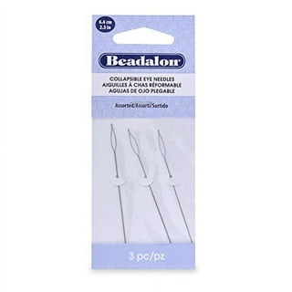 Jupean 28 Pcs Beading Needles Set, 4 Sizes Beading Embroidery Needles, with  Threader and Thimble for Jewelry Making 