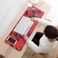 thumbnail image 3 of Long Mouse Pads for Desk,Red Cheetah Leopard Pattern Desk Mats on Top Of Desks, Desk Mouse Pad Extra Large with 3mm Non-Slip Base and Stitched Edge for Gaming,Office,Work,Home 31.5"x11.8", 3 of 6