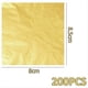thumbnail image 2 of 200 Piezas Hojas de Lámina de para Arte Copos Dorados Copos de Hojas de Multiusos Copos de 8,5 X 8 cm, 2 of 7