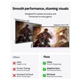 thumbnail image 4 of Pixio PX246 Wave Purple 24 inch 120Hz Refresh Rate FHD 1080p Resolution IPS Panel 4ms GTG Response Time Gaming Monitor with Adaptive Sync, 4 of 7