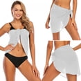 thumbnail image 5 of Womens Short Sarongs Beach Wrap Sheer Bikini Wraps Chiffon Cover Ups for Swimwear, 5 of 6