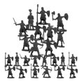 thumbnail image 4 of 200pcs Mesa de arena Modelos de personas Medias Medias Figuras Mini Figuras Modelos de personas en miniatura, 4 of 8